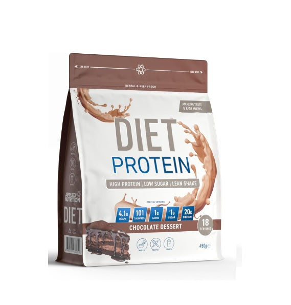 Diet Whey, Chocolate Dessert - 450 grams - Applied Nutrition