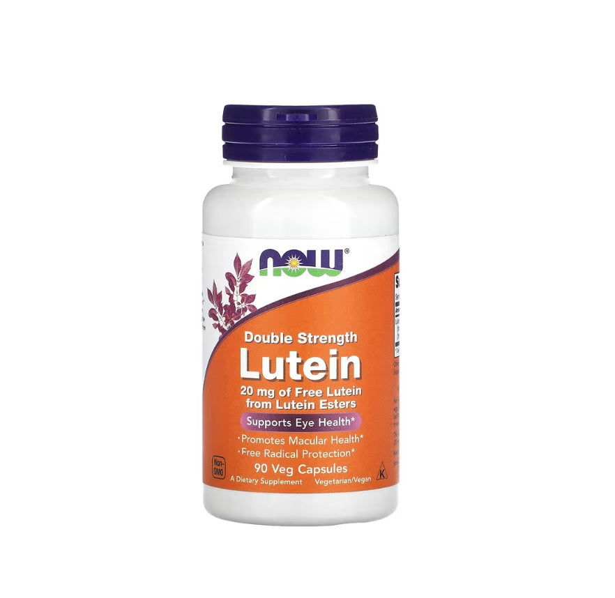 Lutein, 20mg Double Strength - 90 vcaps - NOW Foods