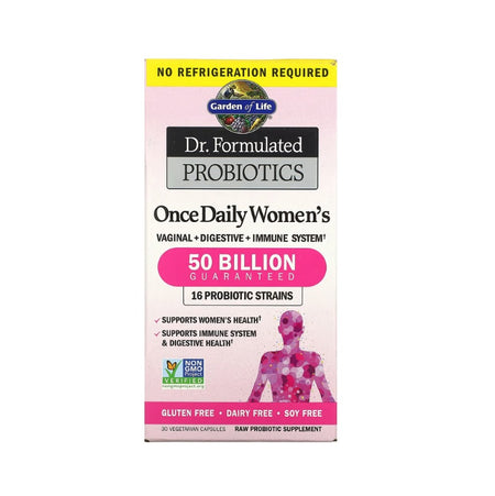 Dr. Formulated Probiotics Once Daily Women's - 30 vcaps - Garden of Life