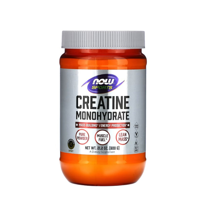 Creatine Monohydrate, Pure Powder - 600 grams - Now Foods