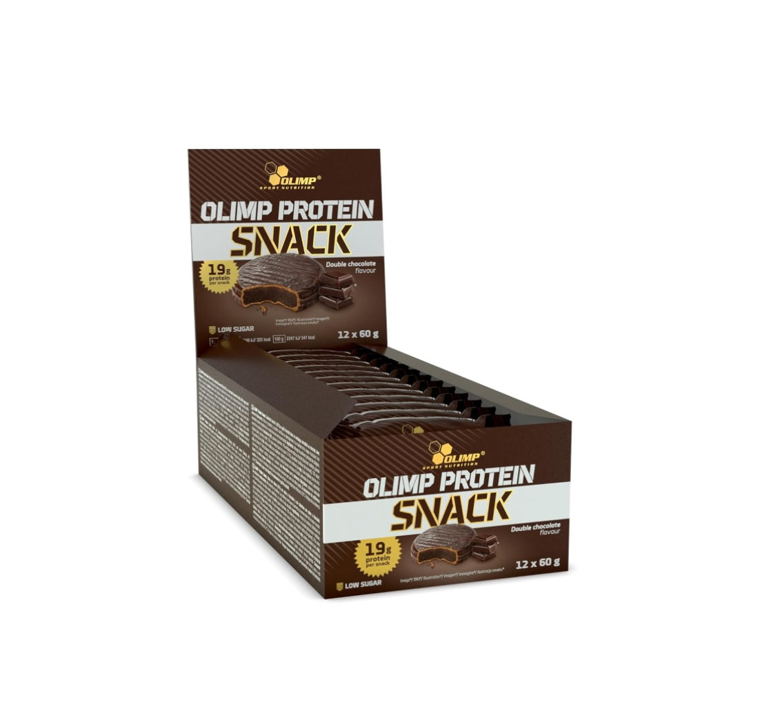 Protein Snack, Double Chocolate - 12 x 60g - Olimp Nutrition