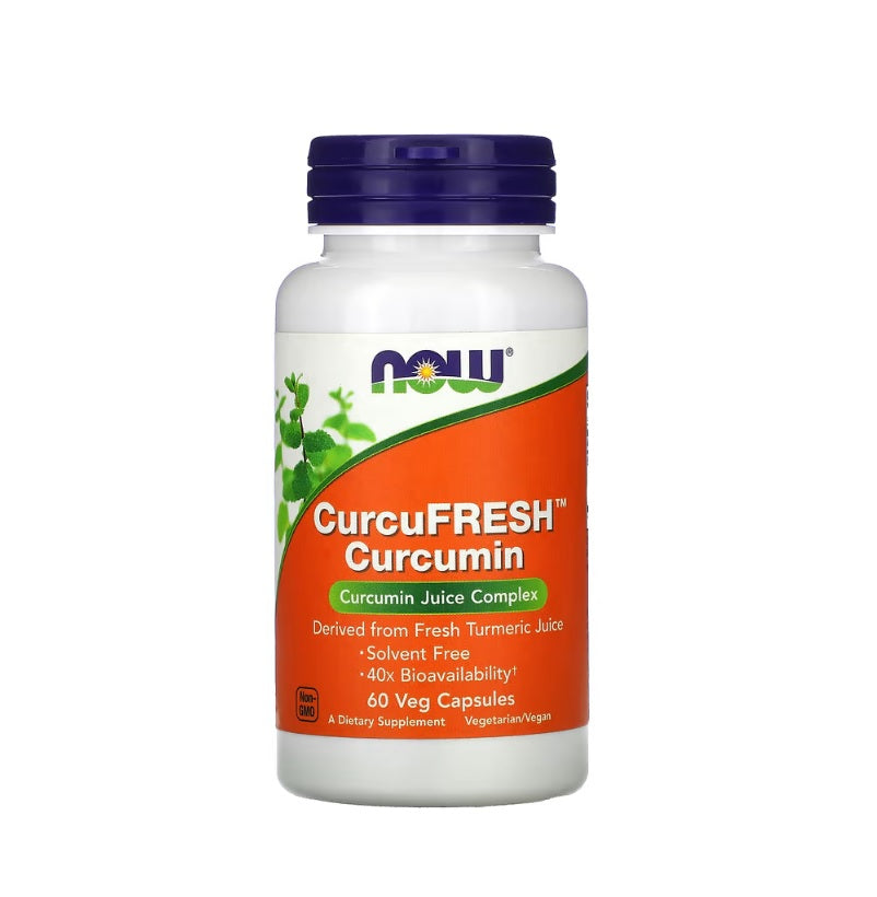 CurcuFRESH Curcumin, Capsules - 60 vcaps - Now Foods