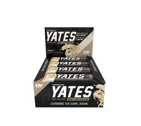 Yates Protein Bar, White Chocolate Peanut - 12 x 60g&nbsp; - Dorian Yates