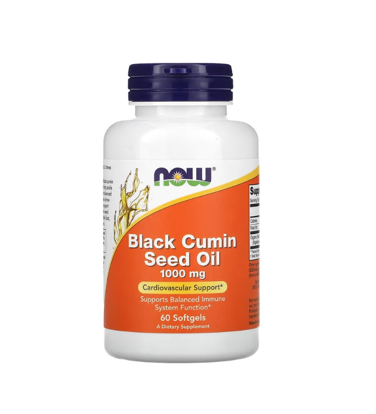 Black Cumin Seed Oil - 60 softgels - NOW Foods