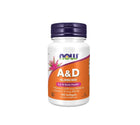 Vitamin A &amp; D, 10000/400 IU - 100 softgels - NOW Foods