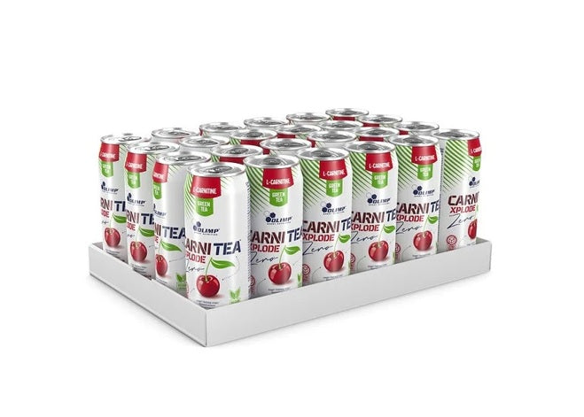 Carni Tea Xplode Zero, Cherry - 24 x 330 ml. - Olimp Nutrition