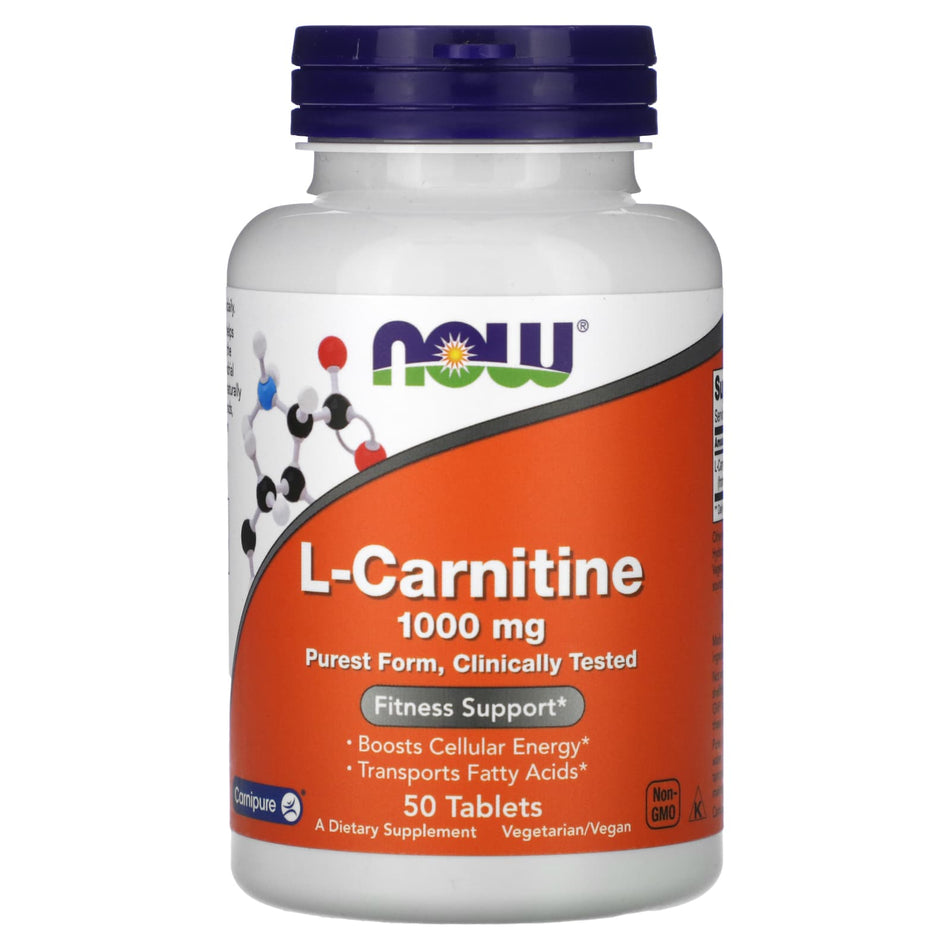 L-Carnitina, 1000mg - 50 comprimidos