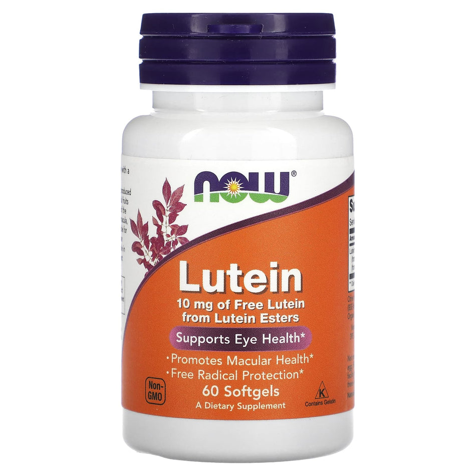 Luteína, 10 mg - 60 cápsulas blandas