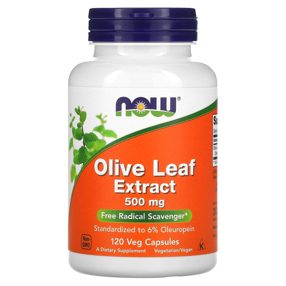 Olive Leaf Extract, 500mg - 120 vcaps