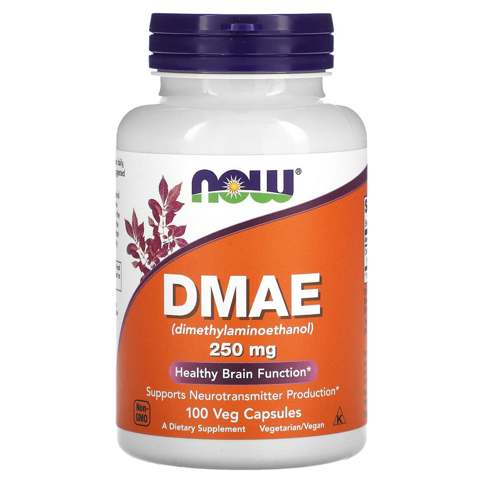 DMAE (Dimetilaminoetanol), 250mg - 100 cápsulas