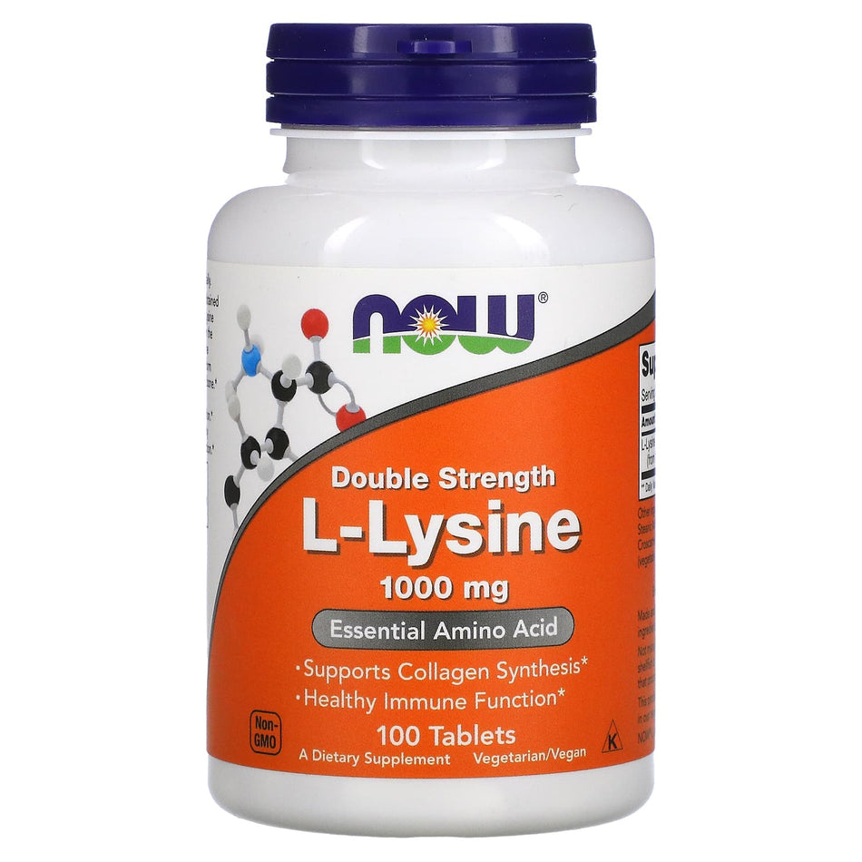 L-Lisina, 1000mg - 100 comprimidos