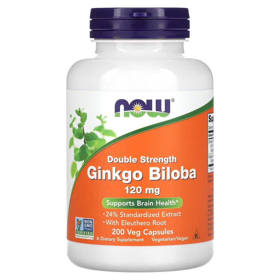 Ginkgo Biloba Double Strength, 120mg - 200 vcaps