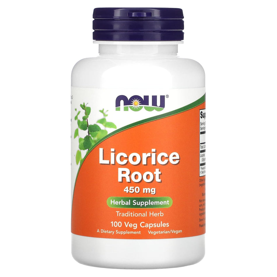 Licorice Root, 450mg - 100 vcaps