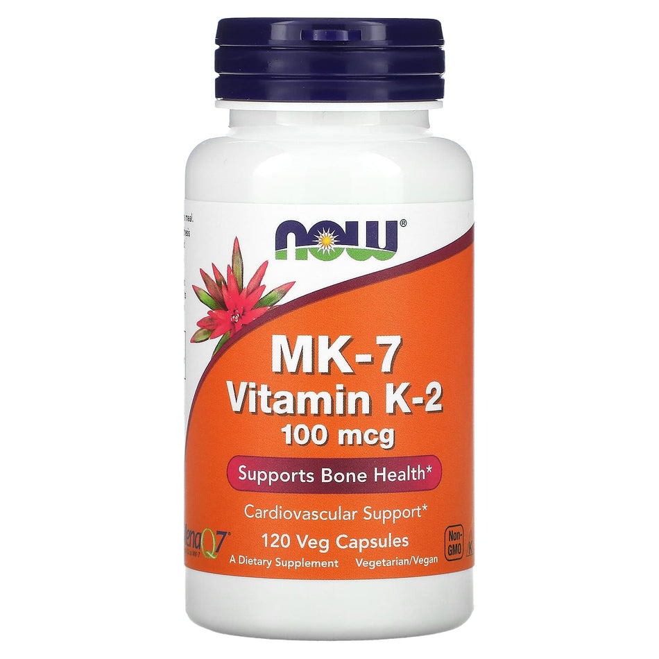 MK-7 Vitamina K-2, 100mcg - 120 vcaps