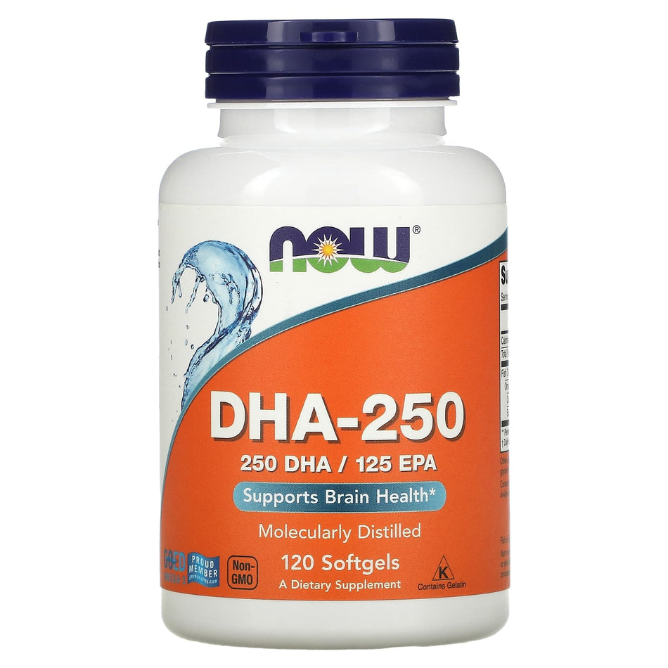 DHA-250, 250 DHA / 125 EPA - 120 cápsulas blandas