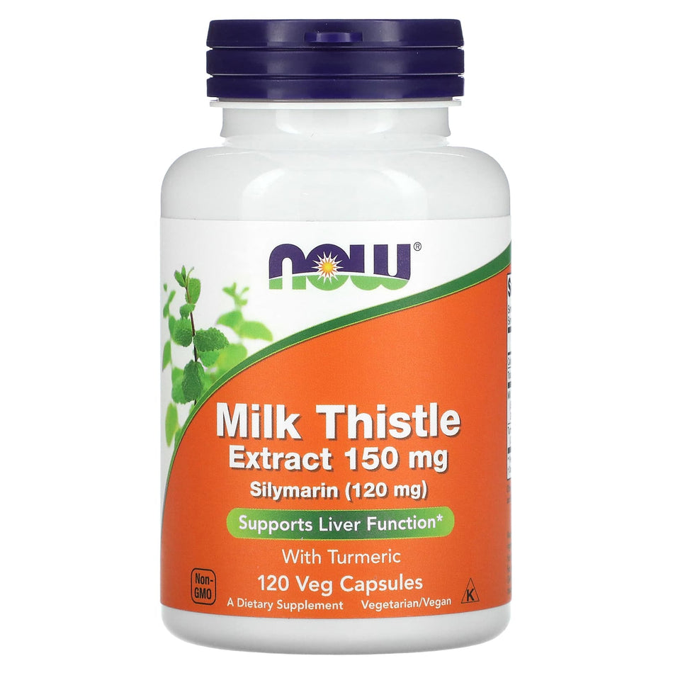 Milk Thistle Extract with Turmeric, 150mg - 120 vcaps