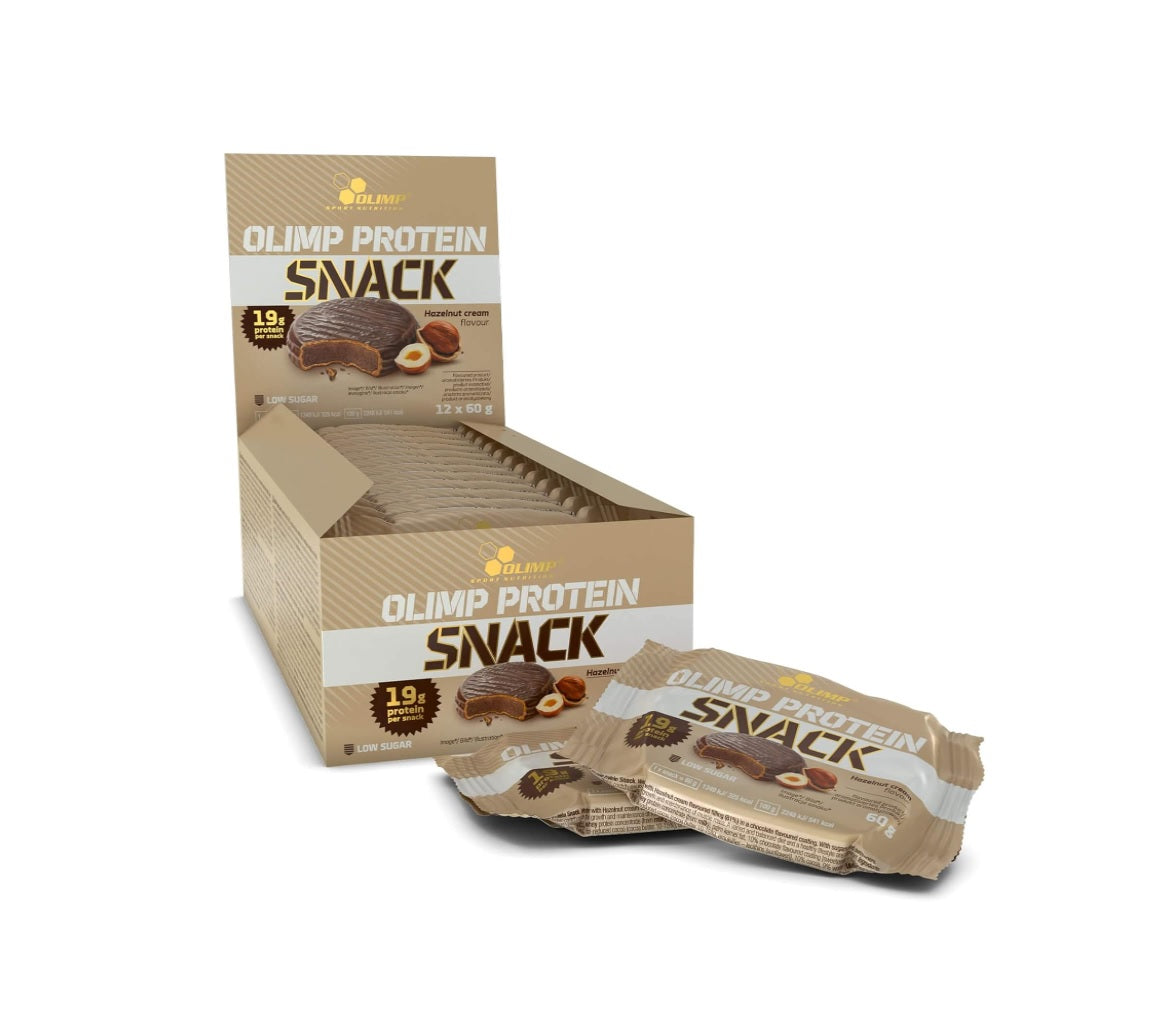 Protein Snack, Hazelnut - 12 x 60g - Olimp Nutrition