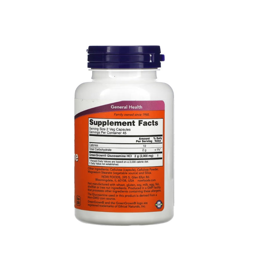 Glucosamine 1000 Vegetarian - 90 vcaps - NOW Foods