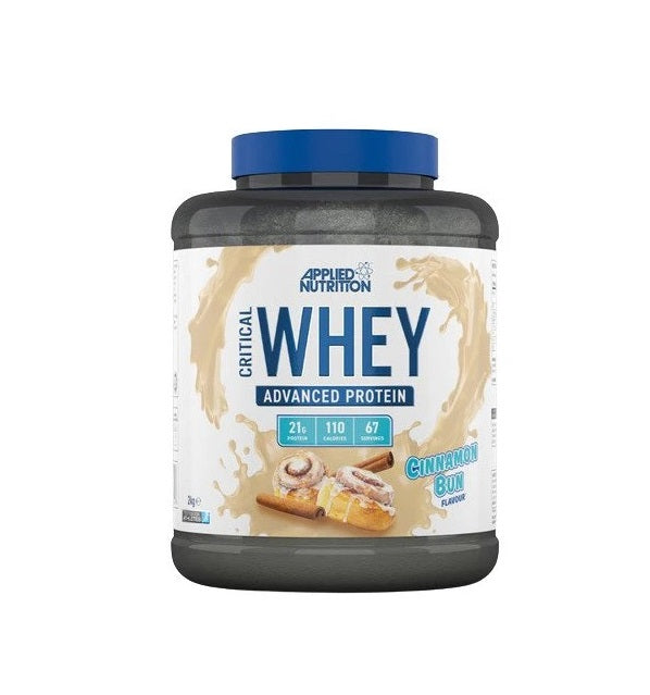 Critical Whey, Cinnamon Bun - 2000 grams - Applied Nutrition