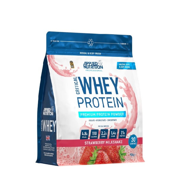 Critical Whey, Strawberry - 900 grams - Applied Nutrition