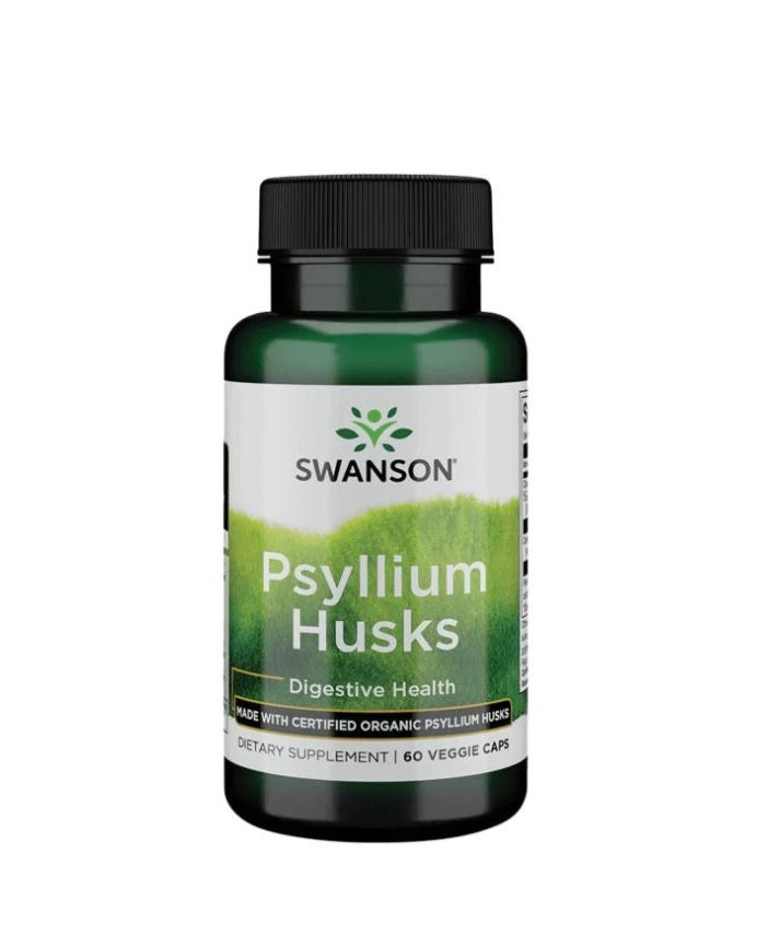 Psyllium Husks, 625mg - 60 vcaps - Swanson