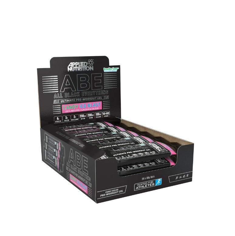 ABE - All Black Everything Gel, Candy Ice Blast - 20 x 60g - Applied Nutrition