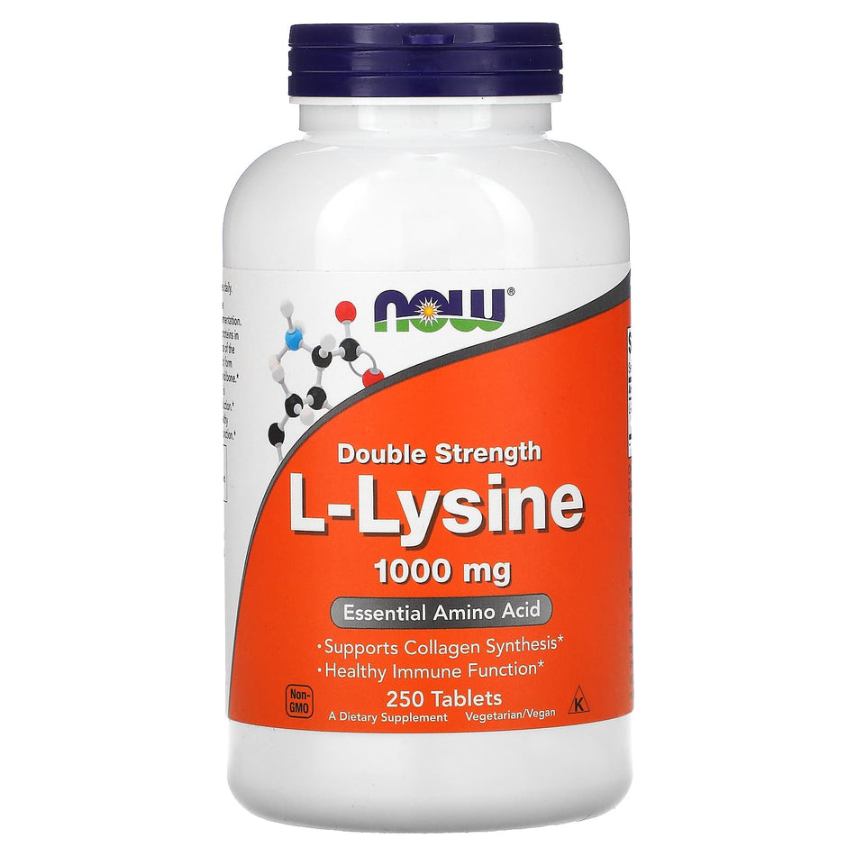 L-Lisina, 1000mg - 250 comprimidos