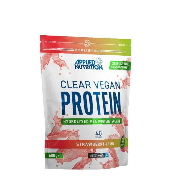 Clear Vegan Protein, Strawberry &amp; Lime - 600 grams - Applied Nutrition