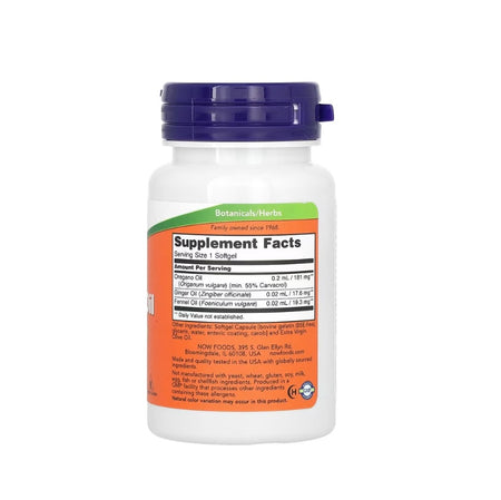 Oregano Oil, Enteric - 90 softgels - NOW Foods