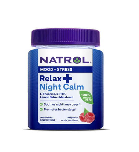 Relaxia Night Calm - 50 gummies - Natrol