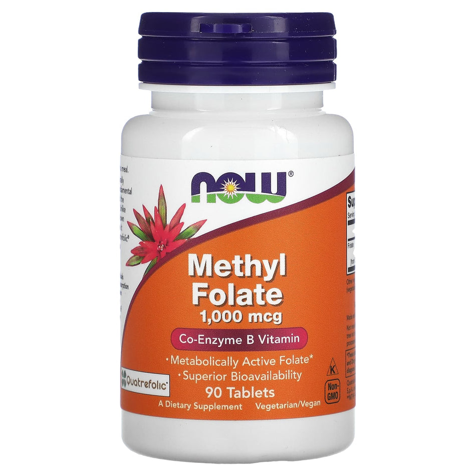 Methyl Folate, 1000mcg - 90 tablets