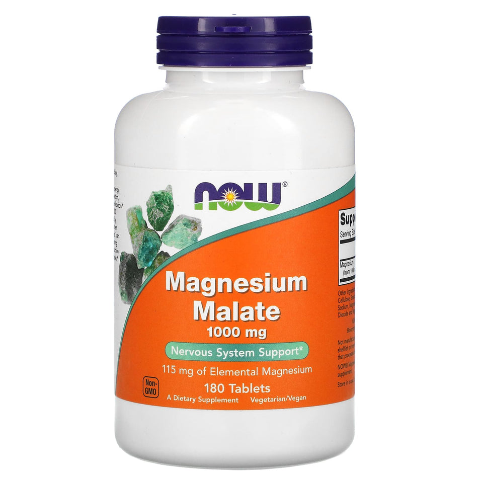 Malato de Magnesio, 1000mg - 180 comprimidos