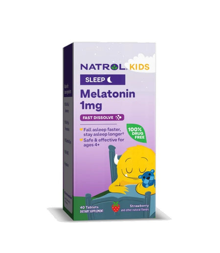 Kids Melatonin, Strawberry - 30 tablets - Natrol