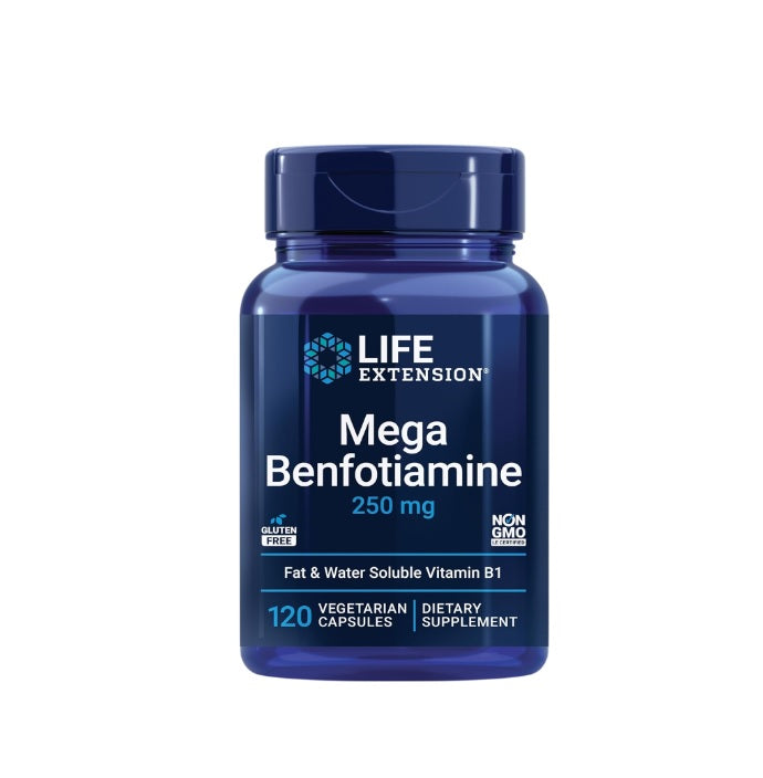 Mega Benfotiamine, 250mg - 120 vcaps Life Extension