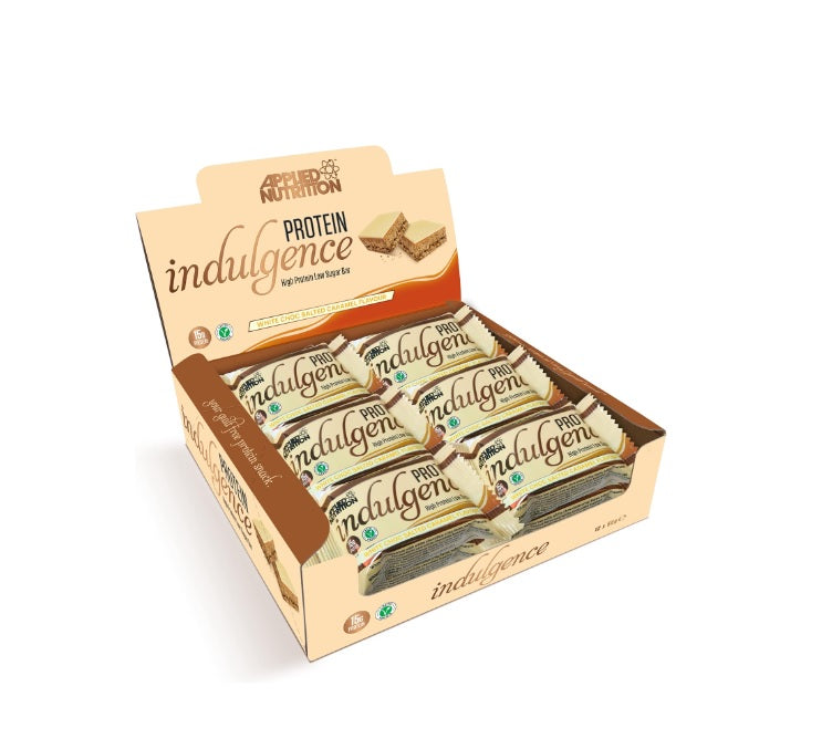 Protein Indulgence Bar, White Choc Salted Caramel - 12 x 50g - Applied Nutrition