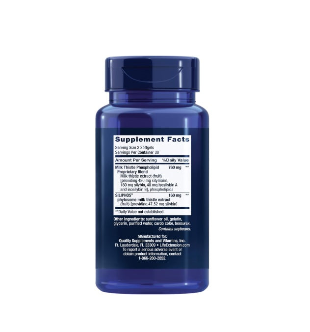 Advanced Milk Thistle - 60 softgels - Life Extension