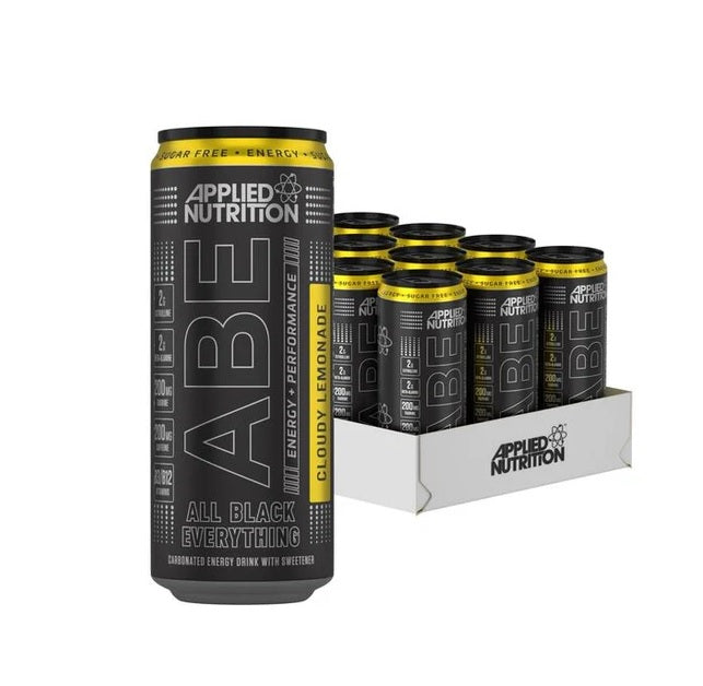 ABE Energy + Performance Cans, Cloudy Lemonade - 24 x 330 ml. - Applied Nutrition