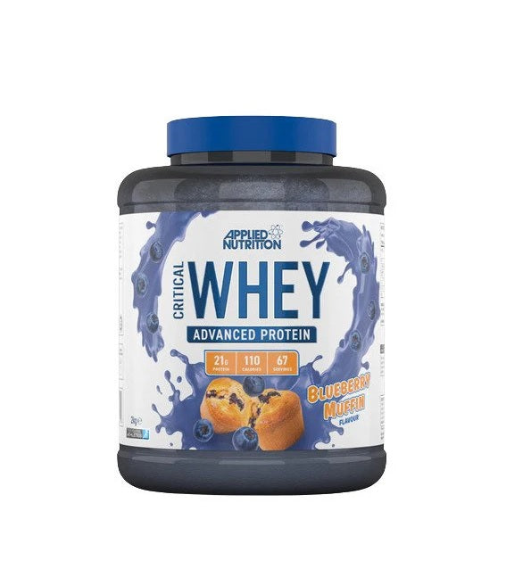 Critical Whey, Blueberry Muffin - 2000 grams - Applied Nutrition