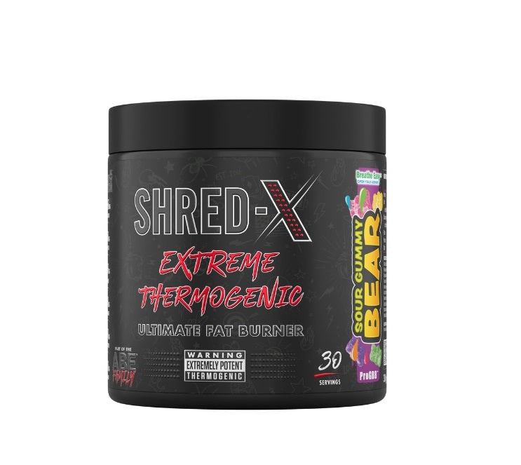 Shred-X Powder, Sour Gummy Bear - 300 grams - Applied Nutrition