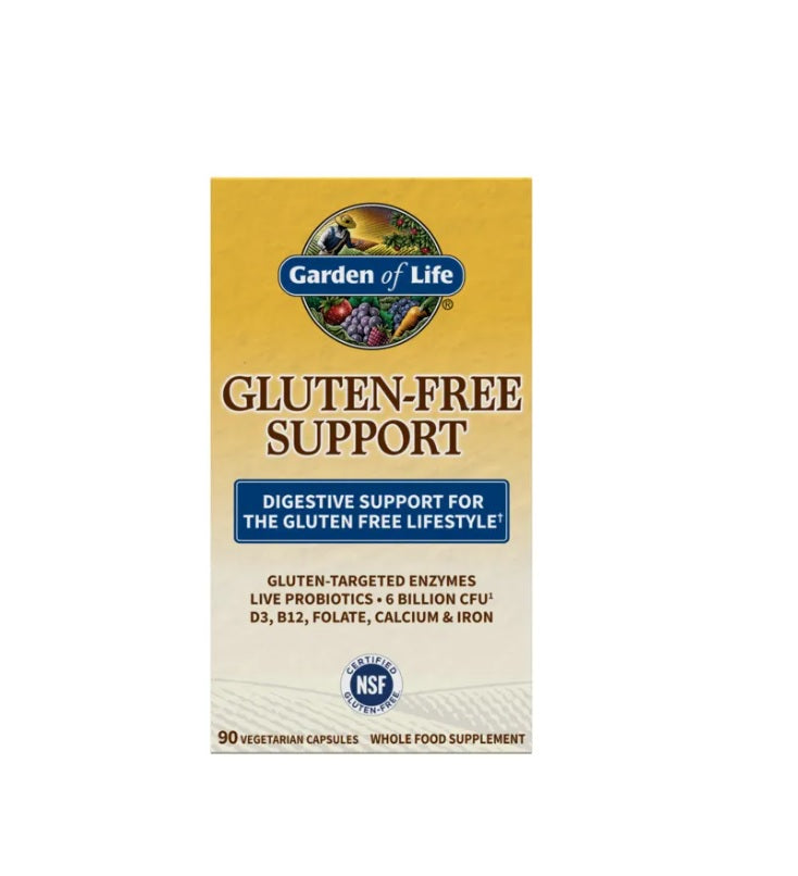 Gluten-Free Support - 90 vcaps - Garden of Life