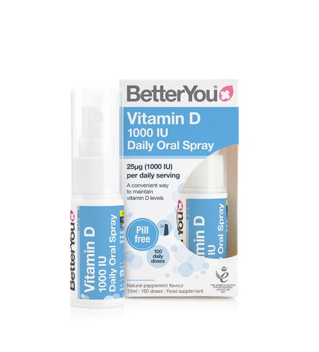 D1000 Daily Vitamin D Oral Spray - 15 ml. - BetterYou