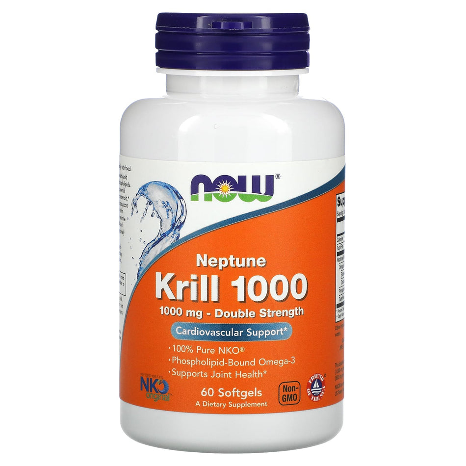 Olio di krill di Nettuno, 1000 mg - 60 softgel