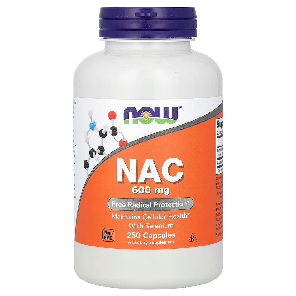 NAC with Selenium & Molybdenum, 600mg - 250 vcaps