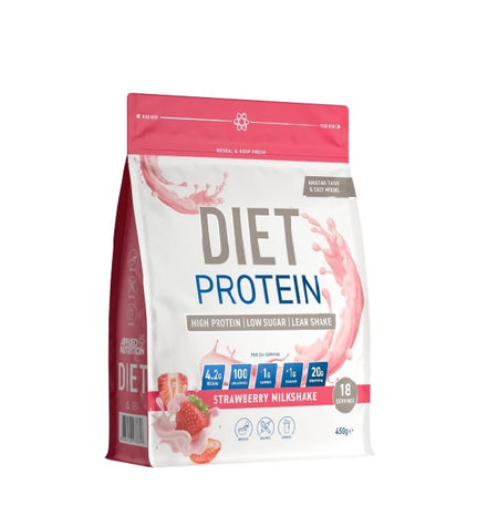 Diet Whey, Strawberry Milkshake - 450 grams - Applied Nutrition