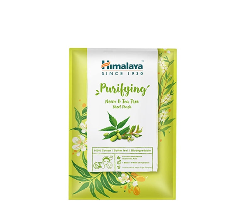 Purifying Neem &amp; Tea Tree Sheet Mask - 30 ml. - Himalaya