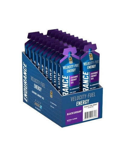 Endurance Energy Isotonic Energy Gel, Blackcurrant - 20 x 60g - Applied Nutrition