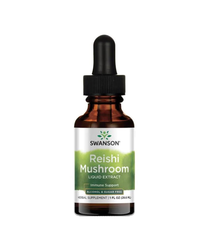 Reishi Mushroom Liquid Extract - 29 ml. - Swanson