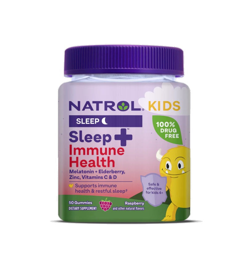 Kids Sleep + Immune Health, Berry - 50 gummies - Natrol