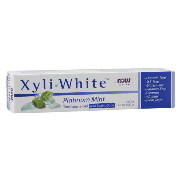 XyliWhite, gel de pasta de dientes de menta platino con bicarbonato de sodio - 181 gramos