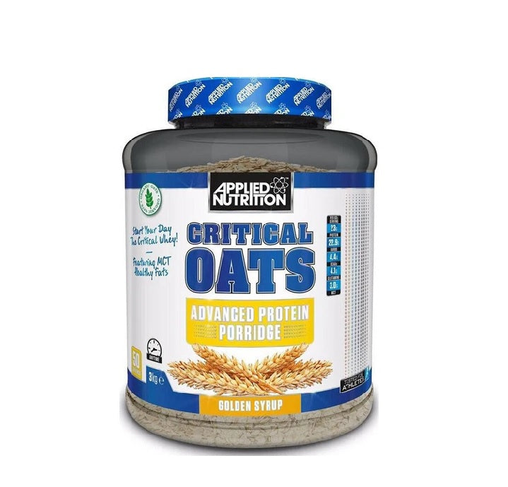 Critical Oats Protein Porridge, Golden Syrup - 3000 grams - Applied Nutrition